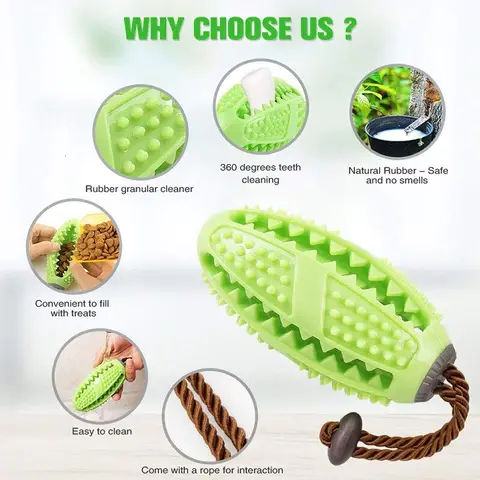 Why Choose Interactive Dog Toothbrush Chewing Toy