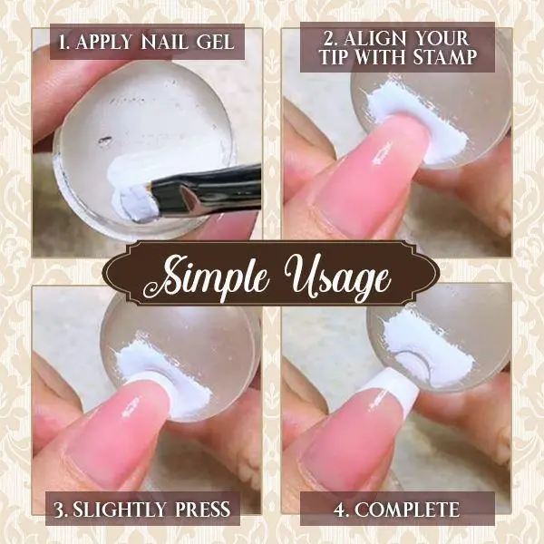 How to use Nail Art Styling Silicone Stamp