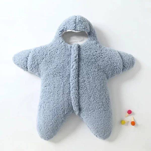 baby starfish sleeping bag blue