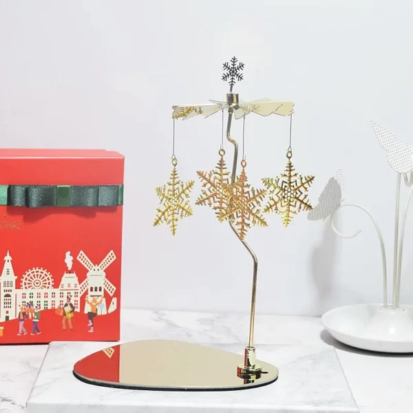 Carousel Candle Holder snowflake