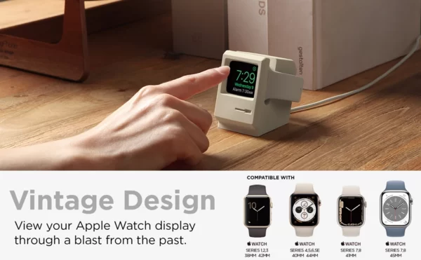 Retro Apple Watch Stand vintage design